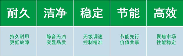 永磁變頻螺桿空壓機-紡織品有限公司使用案例